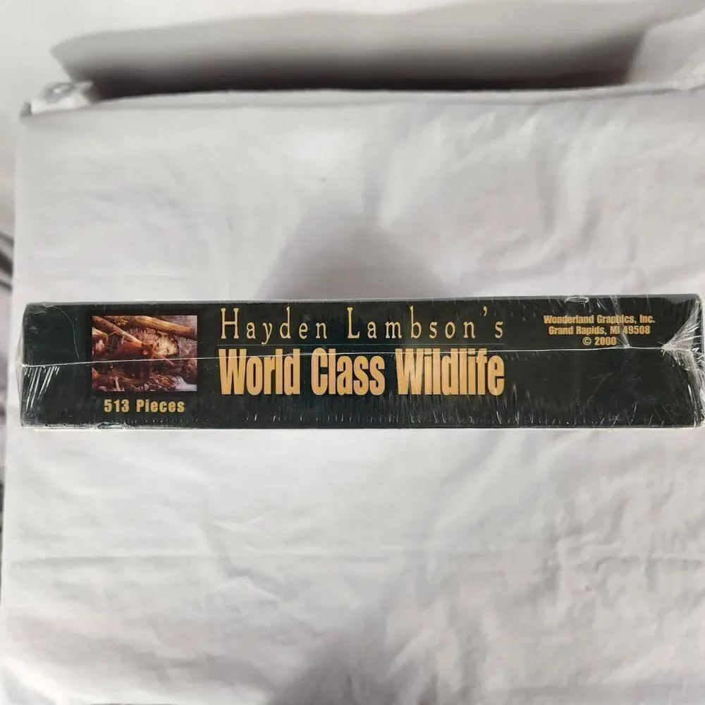 New Hayden Lambson's World Class Wildlife Jigsaw Puzzle The Den Mother Sealed